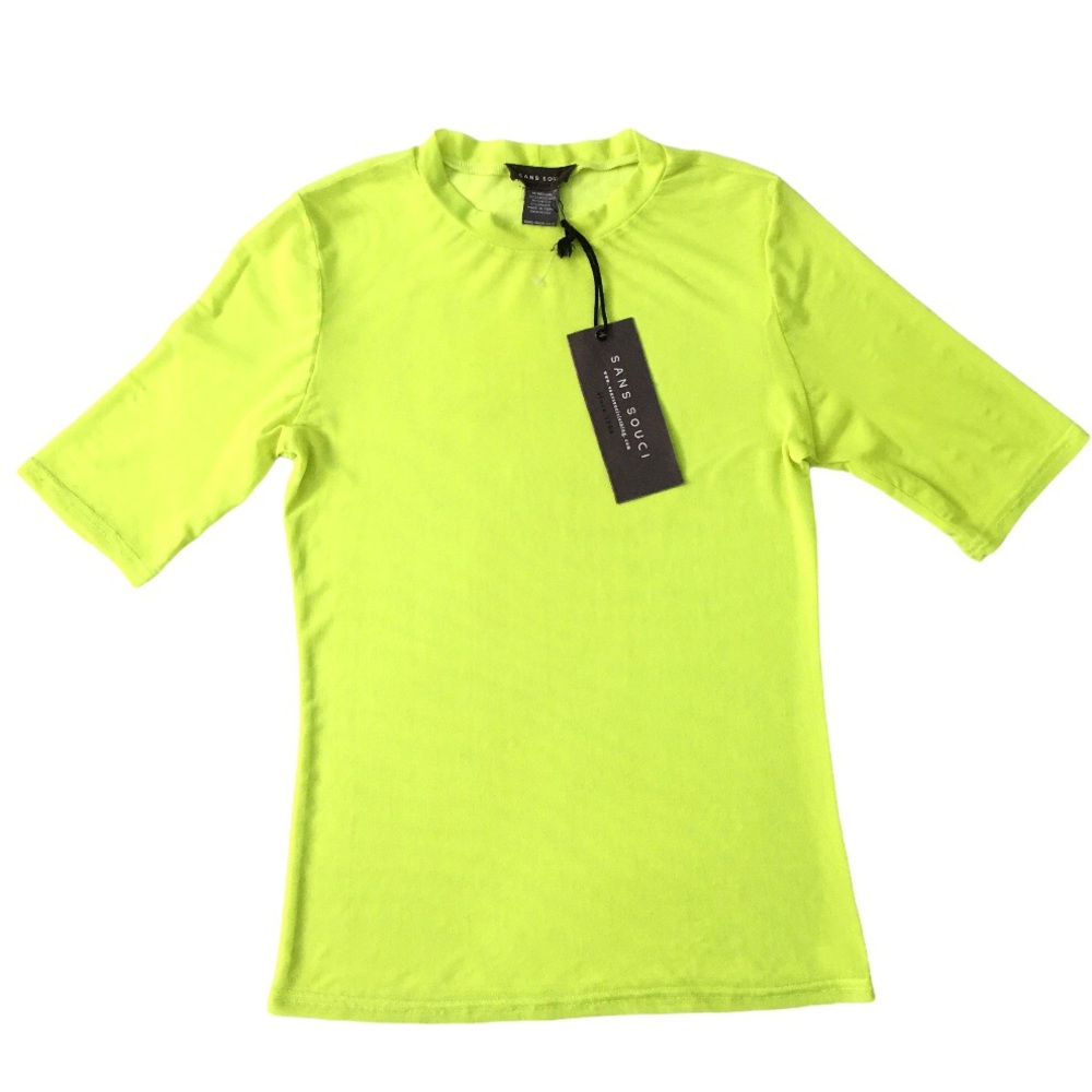 Sans Souci Women’s Mesh Short Sleeve Shirt Medium